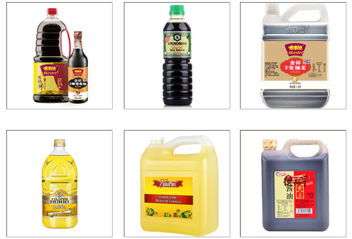 食用油生产线-瓶装食用油生产线样品展示